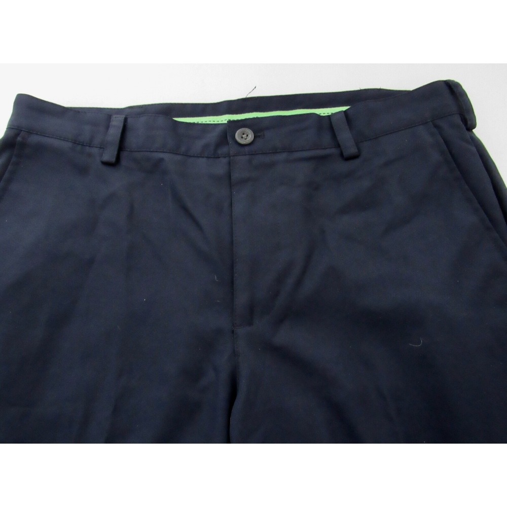 Izod Golf Pants Blue Stretch Grip Waistband Polyester Size 34/30 - Picture 3 of 5